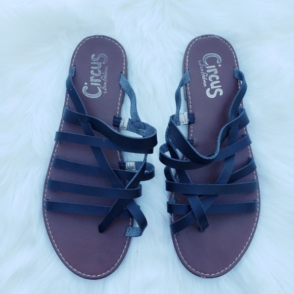 Circus by Sam Edelman Strappy Slip On Sandals 11 - Picture 1 of 2